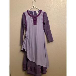 Disney Parks Authentic Asha 2023 film Wish Linen Layered Dress Sz 13 XL